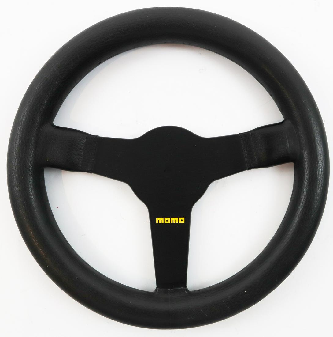 Porsche Momo F1 steering wheel from approx. 1980: Undrilled blank, NOS, diameter: 27.5 cm