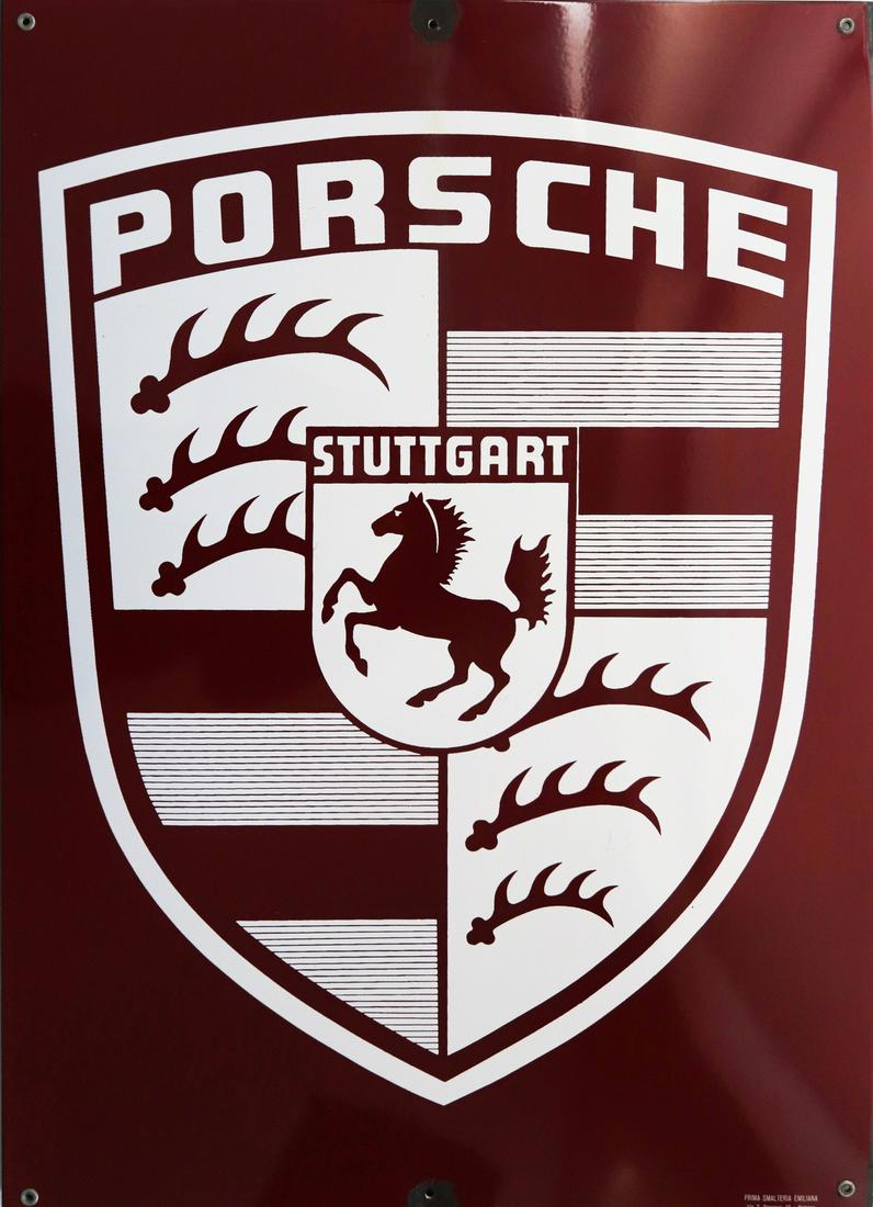 Porsche Original enamel sign from the 60s (1 of 1)