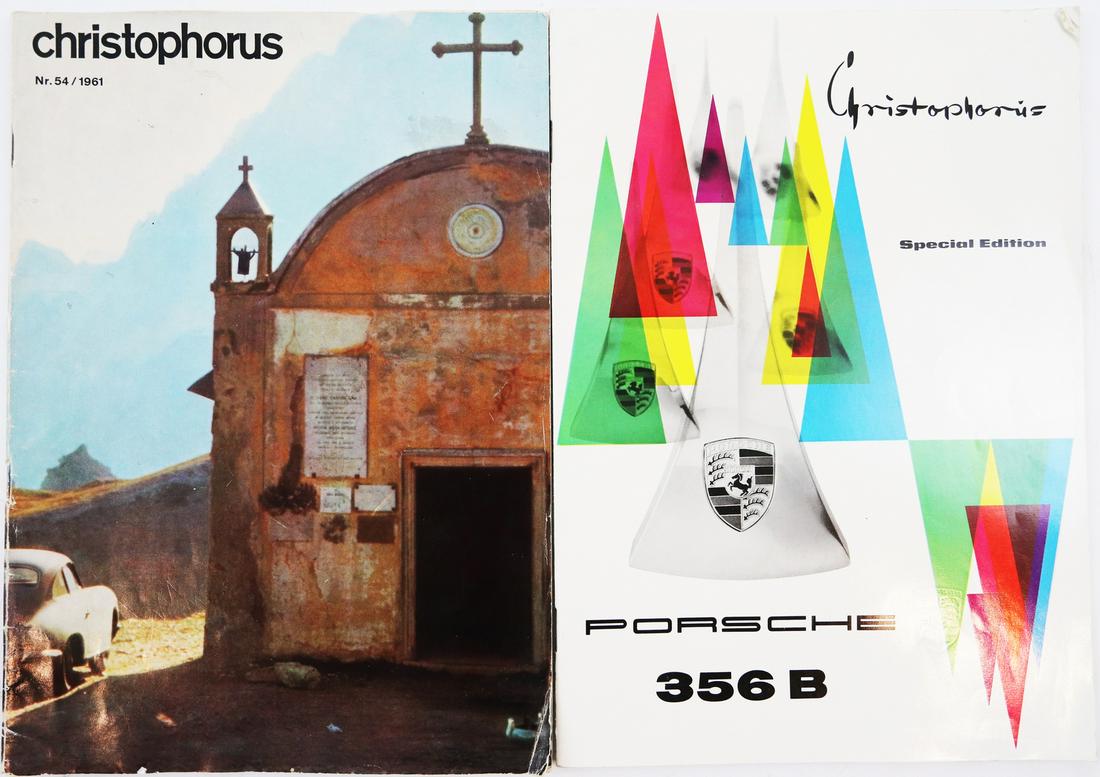 Porsche Porsche 'Christophorus' 2 editions: Magazine no. 54 from 1961 and Special Edition Type 356 B in English