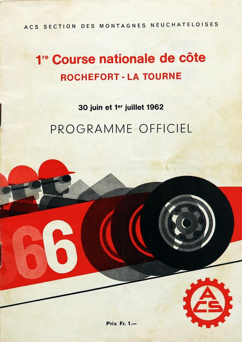 Rennprogramm '1re Course nationale de cote Rouchefort -: For Automobile, French