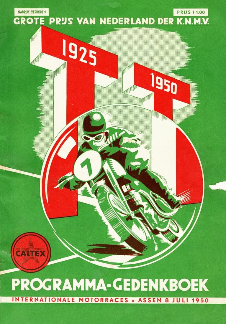 Rennprogramm 'Grosser Preis der Niederlande 1950' for (1 of 1)