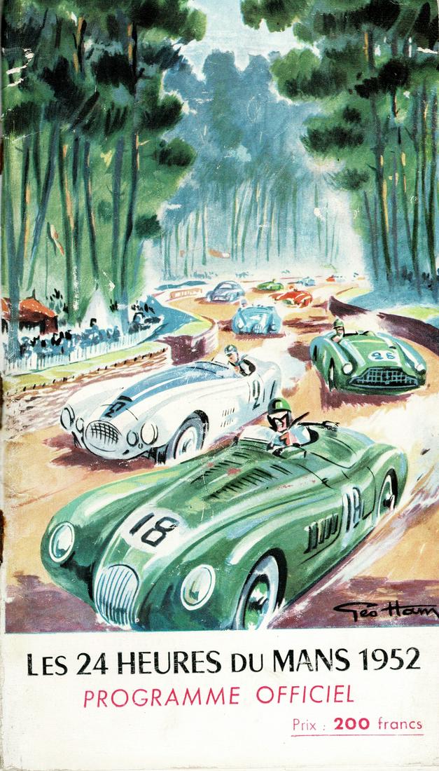 Rennprogramm 'Les 24 Heures du Mans 1952' (1 of 1)