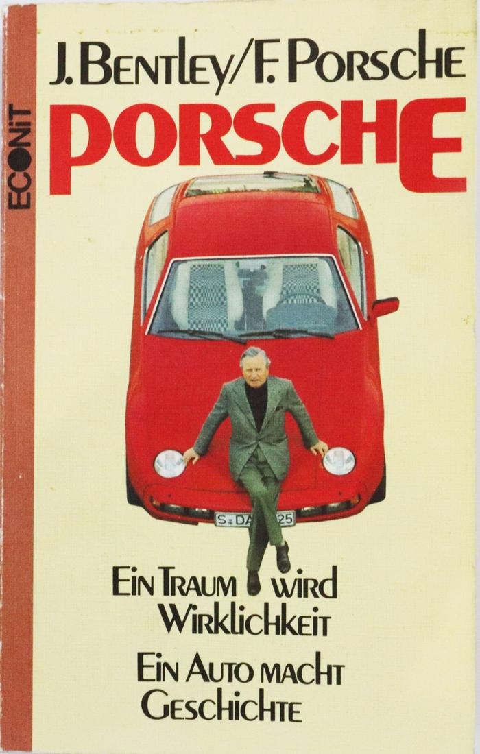 Autogramm Book 'Porsche' with hand signatures by Fritz: Writers 'F.Porsche/J.Bentley', German, 360 pages