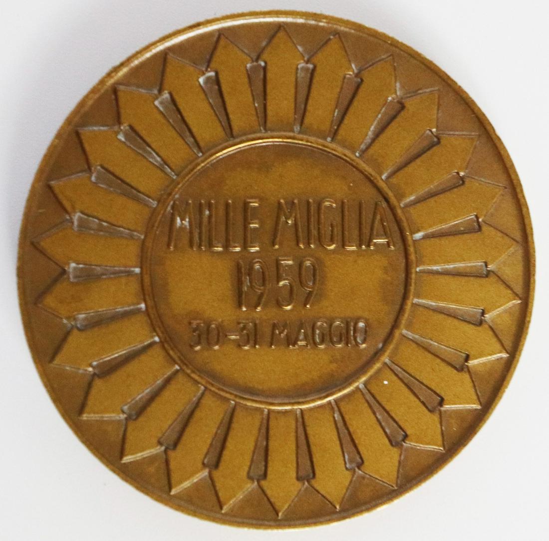 Mille Miglia Participant Medal Mille Miglia 1959: -