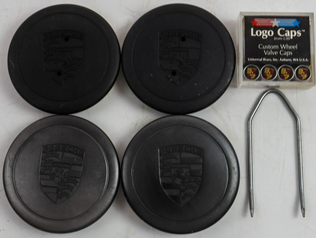 Porsche 4 wheel hub covers for Fuchs rims (1 of 1)