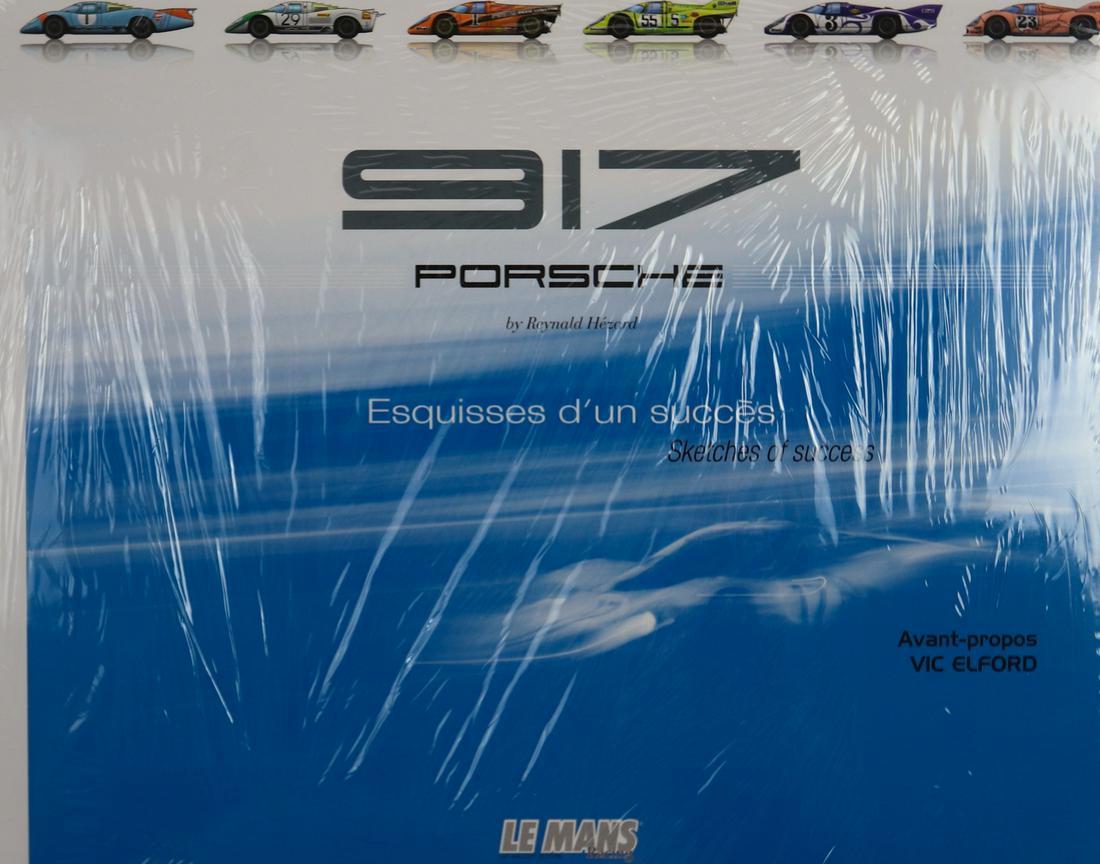 Porsche Book '917 Porsche - Esquisses d'un succes' by: Preface Vic Elford, French