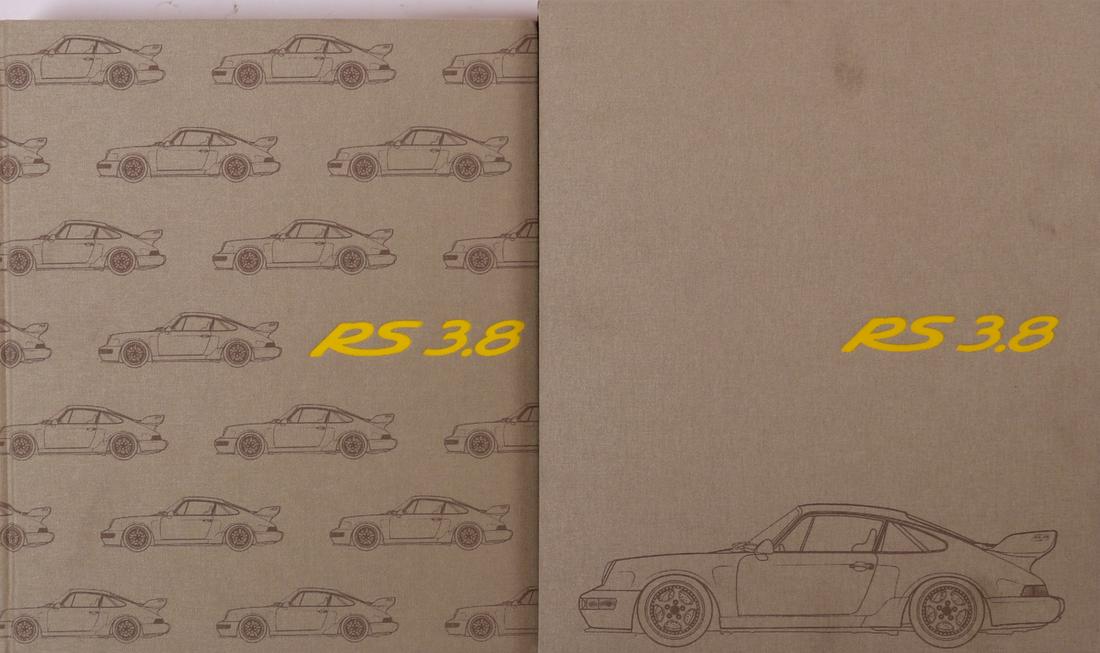 Porsche Limited book 'Porsche 964 Carrera RS 3.8': No. 047 of 964, 1st edition 2017, by Jürgen Barth, Norbert Franz, Robert Weber, in slipcase