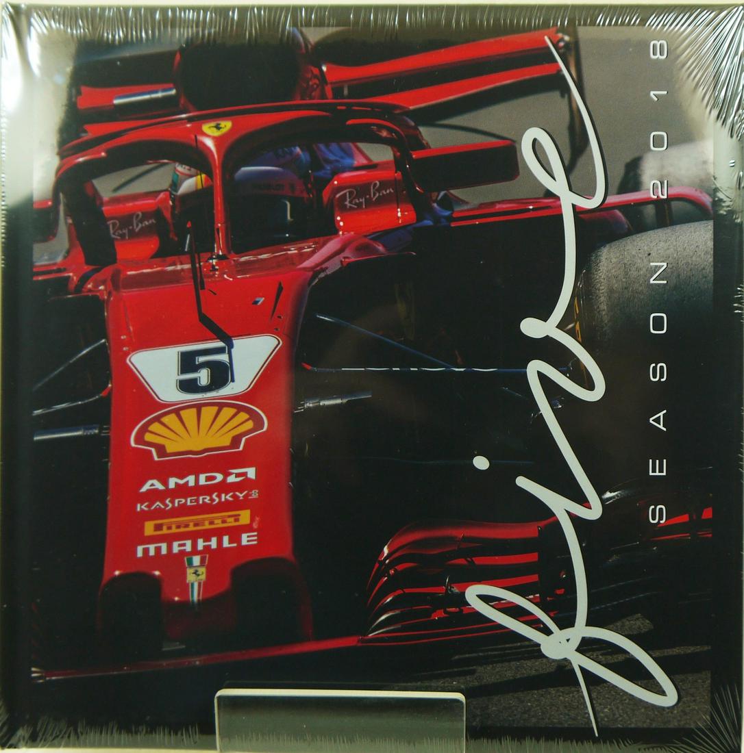 Ferrari Book 'Sebastian Vettel Five Season 2018' and (1 of 3)