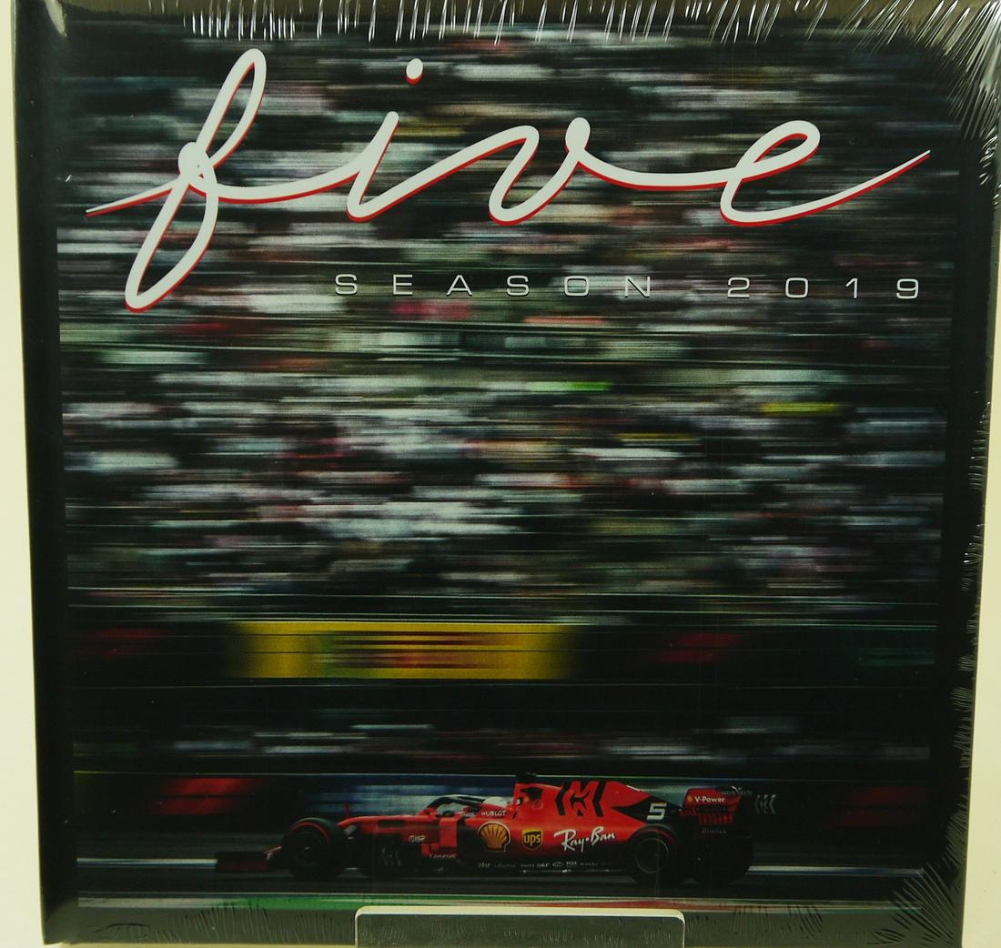 Ferrari Book 'Sebastian Vettel Five Season 2019' and (1 of 3)