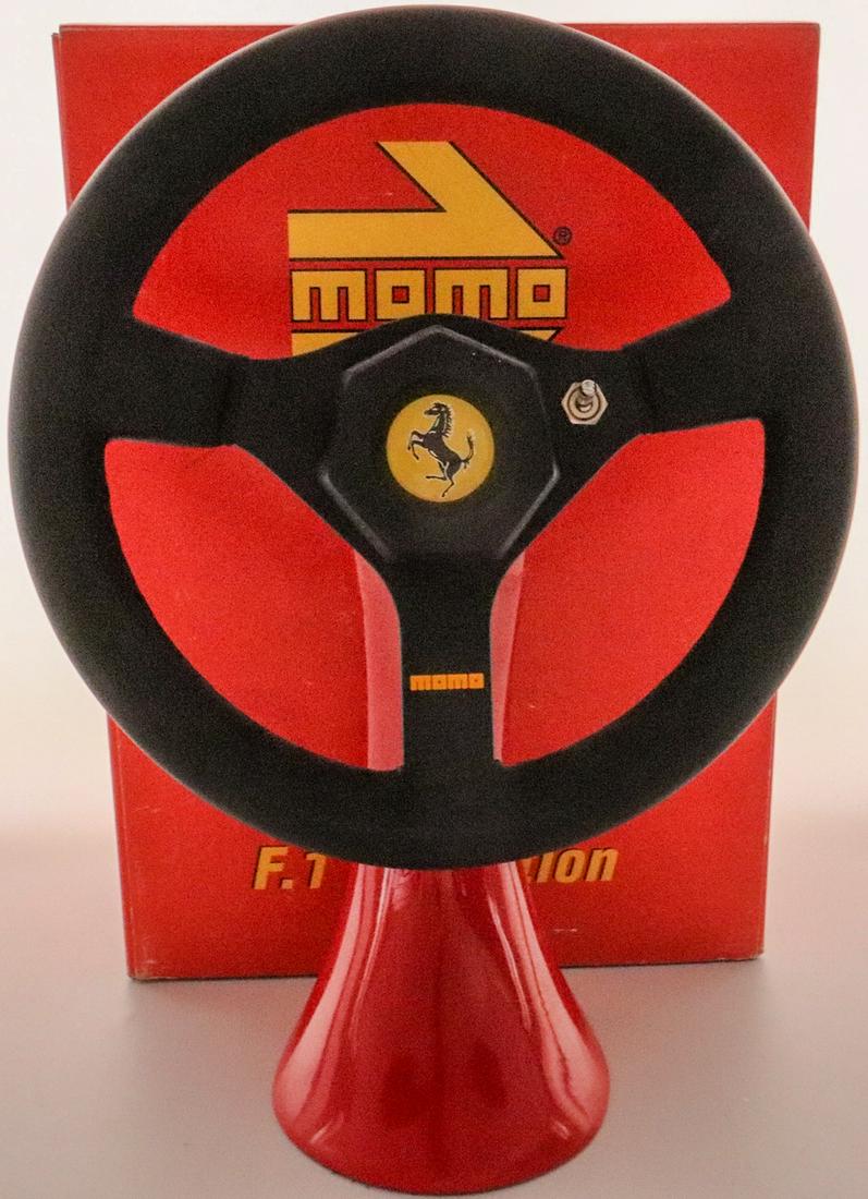 Ferrari Momo steering wheel display 'F.1 Collection -: With original box, height: 40 cm
