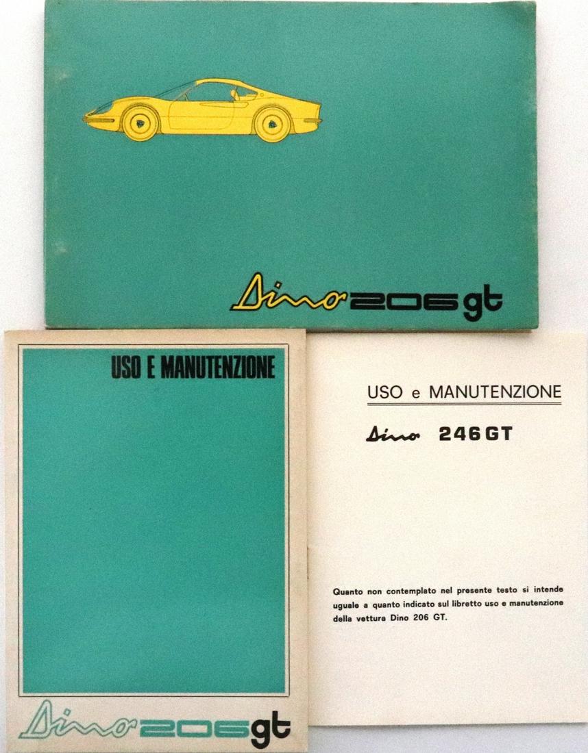 Ferrari 3 parts für Dino 206 GT from 1968 and 1969 (1 of 1)