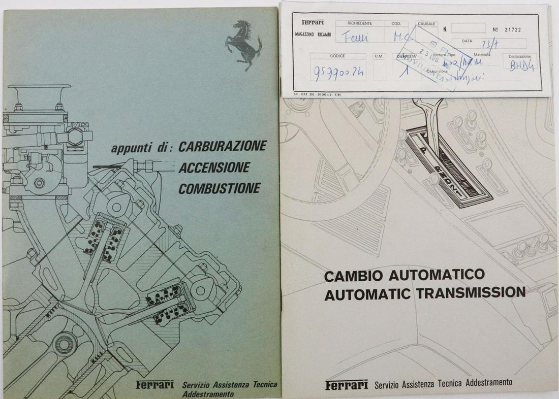 Ferrari 2 workshop manuals (1 of 1)