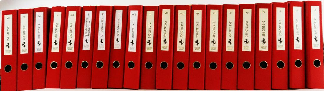 Ferrari 21 parts self composed folder '250 GTE 2+2' (1 of 20)
