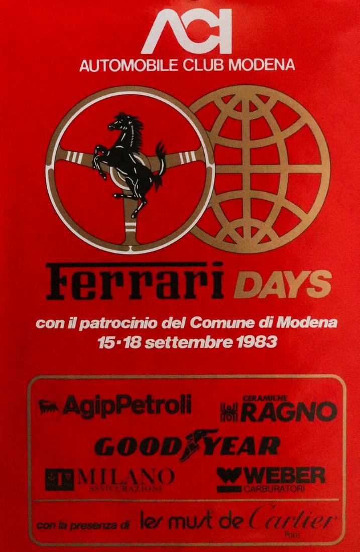 Ferrari Poster 'Ferrari Days Modena 15-18 September (1 of 1)