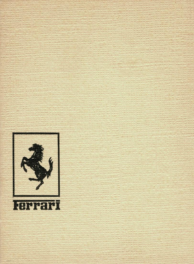 Ferrari Dealer list from 1969: Print number: 31/69, 5 languages