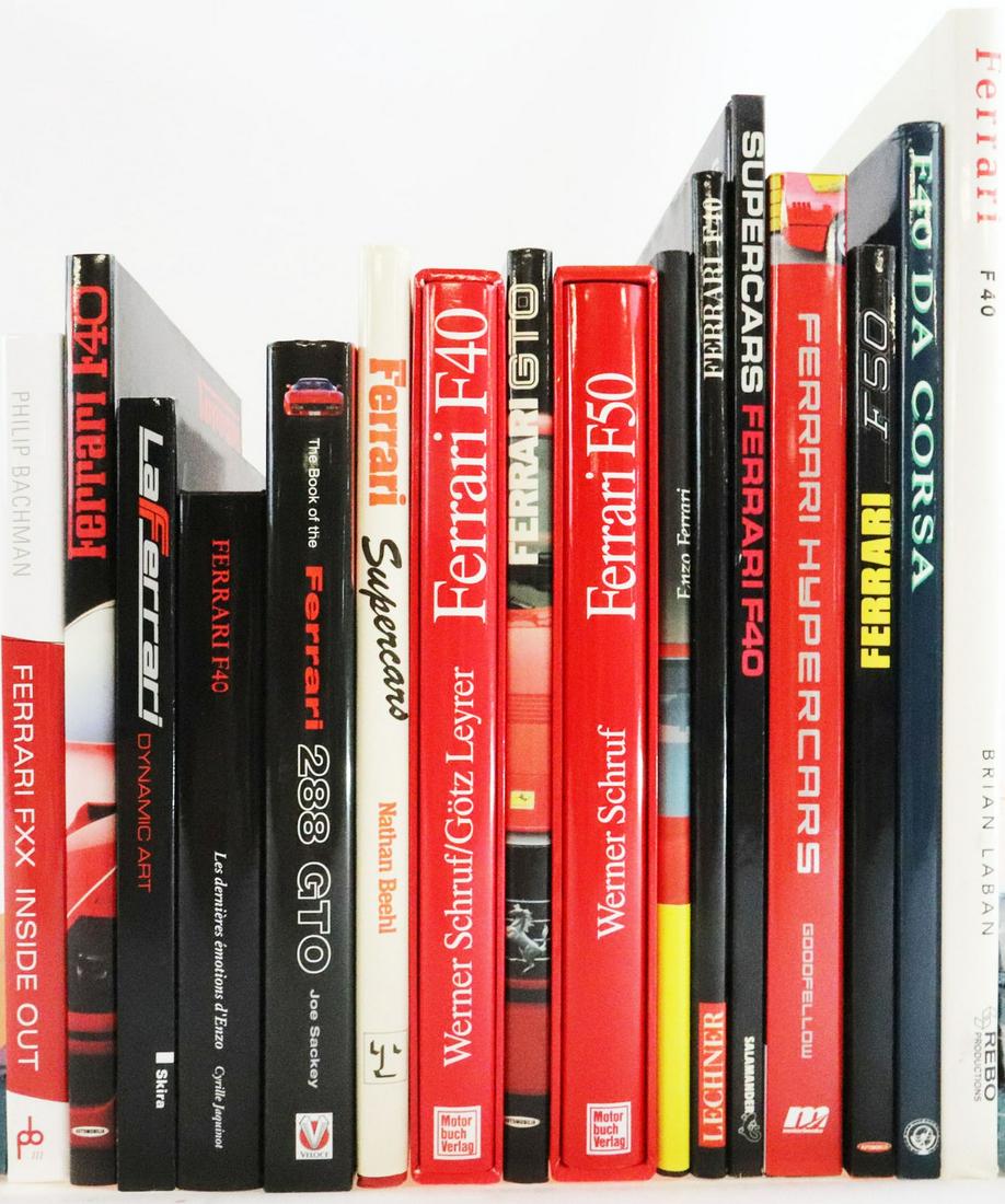 Ferrari 16-parts books about Ferrari super sports cars (1 of 1)