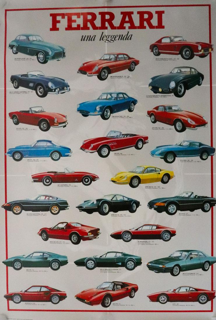 Ferrari Poster family tree 'Ferrari - una legganda' (1 of 1)