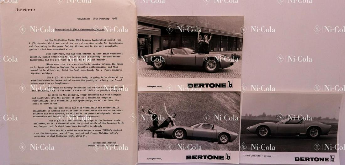 Lamborghini Press release Miura LP400 from February (1 of 1)