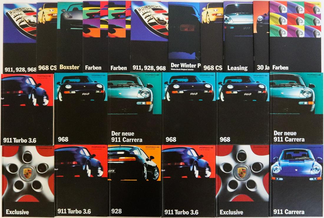 Porsche 23 parts brochures from early - mid 90s (1 of 1)