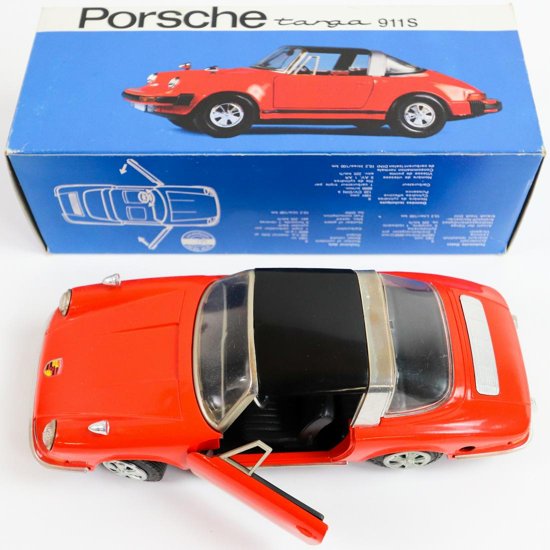 Porsche Model car Porsche Targa 911 S: Manufacturer: Schuco, scale 1:19, in original box, No. 1081