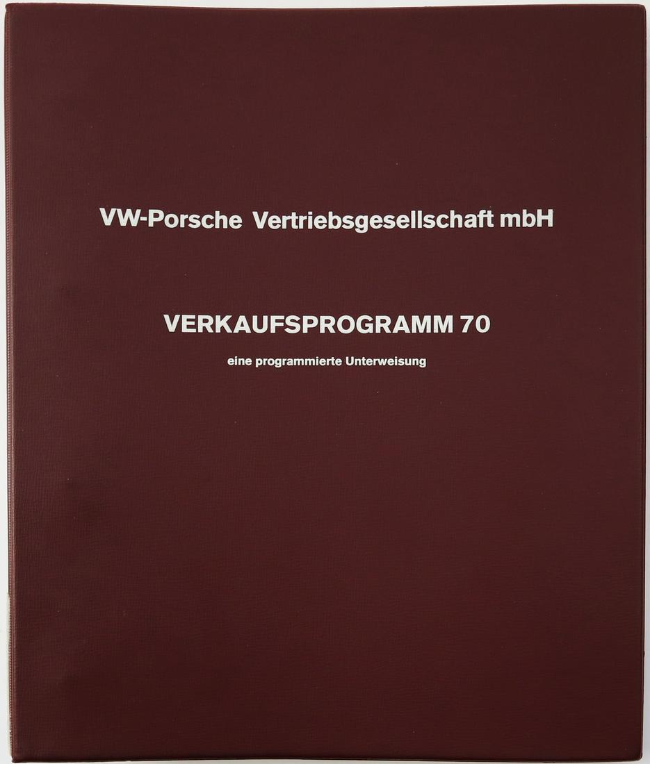 Porsche Folder 'VW-Porsche Vertriebsgesellschaft mbH (1 of 2)