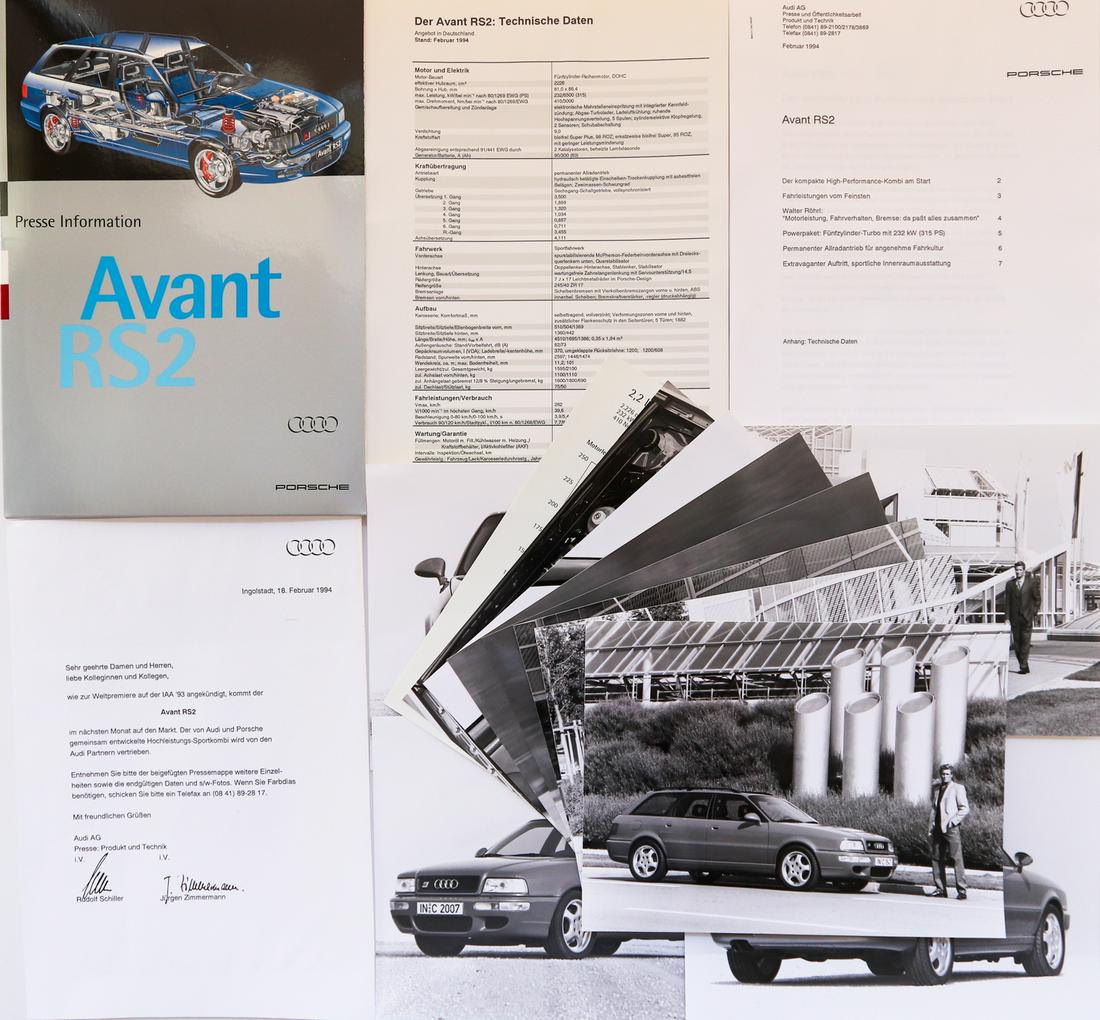 Porsche Press kit 'Avant RS2 - IAA '93' (1 of 1)