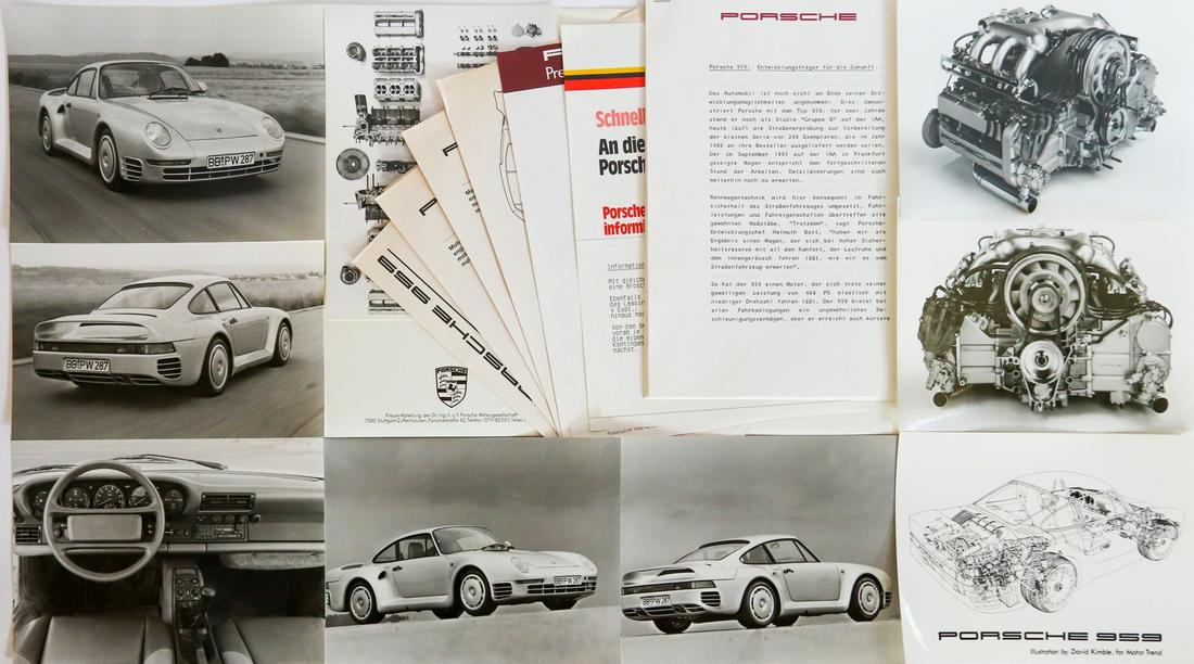 Porsche Press kit 'Porsche 959' from 1985 (1 of 1)