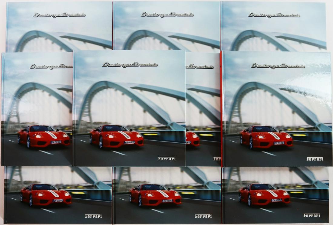 Ferrari 10 x sales brochure Challenge Stradale from (1 of 1)