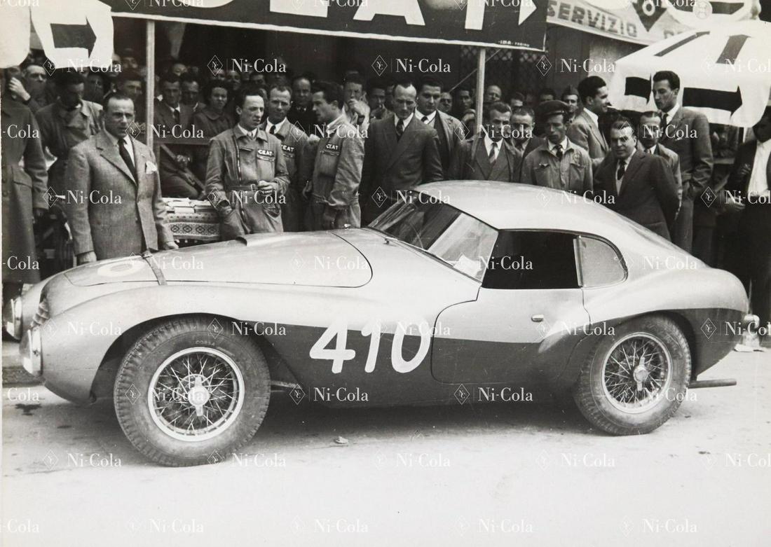 Ferrari Original b/w press photo type 166 / 212 Mille (1 of 2)
