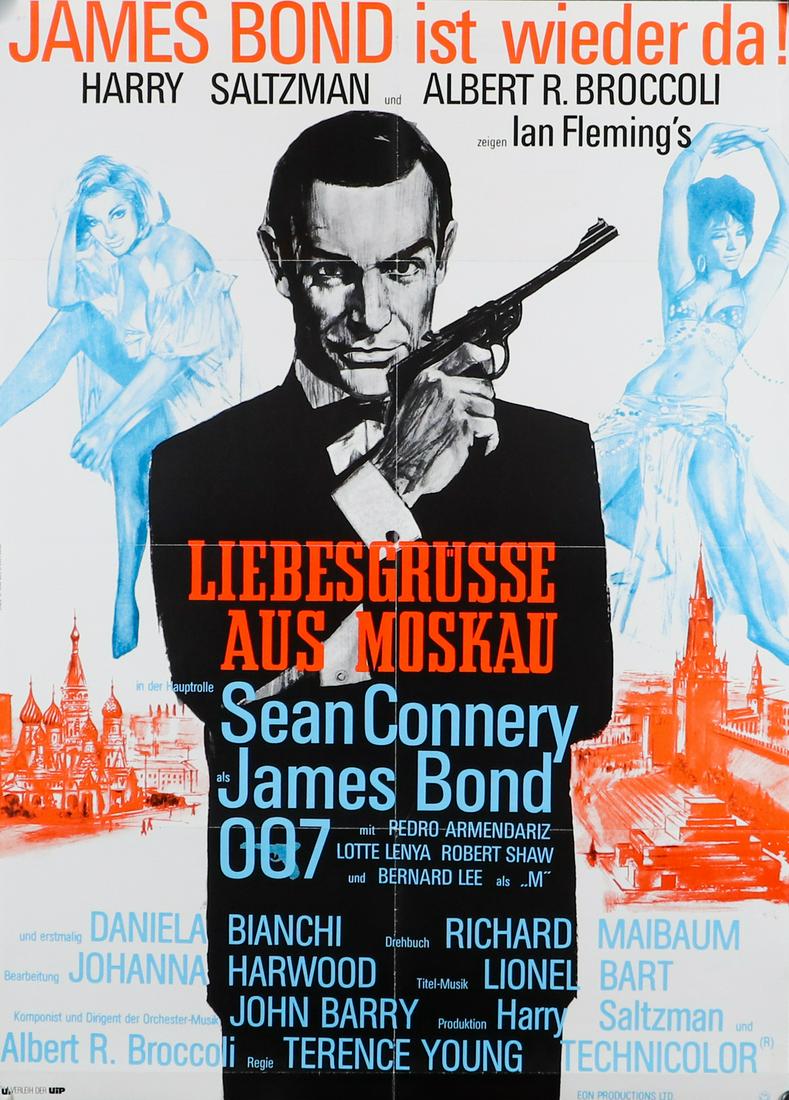 Poster Movie poster'James Bond LiebesgrÃ¼ÃŸe aus (1 of 1)