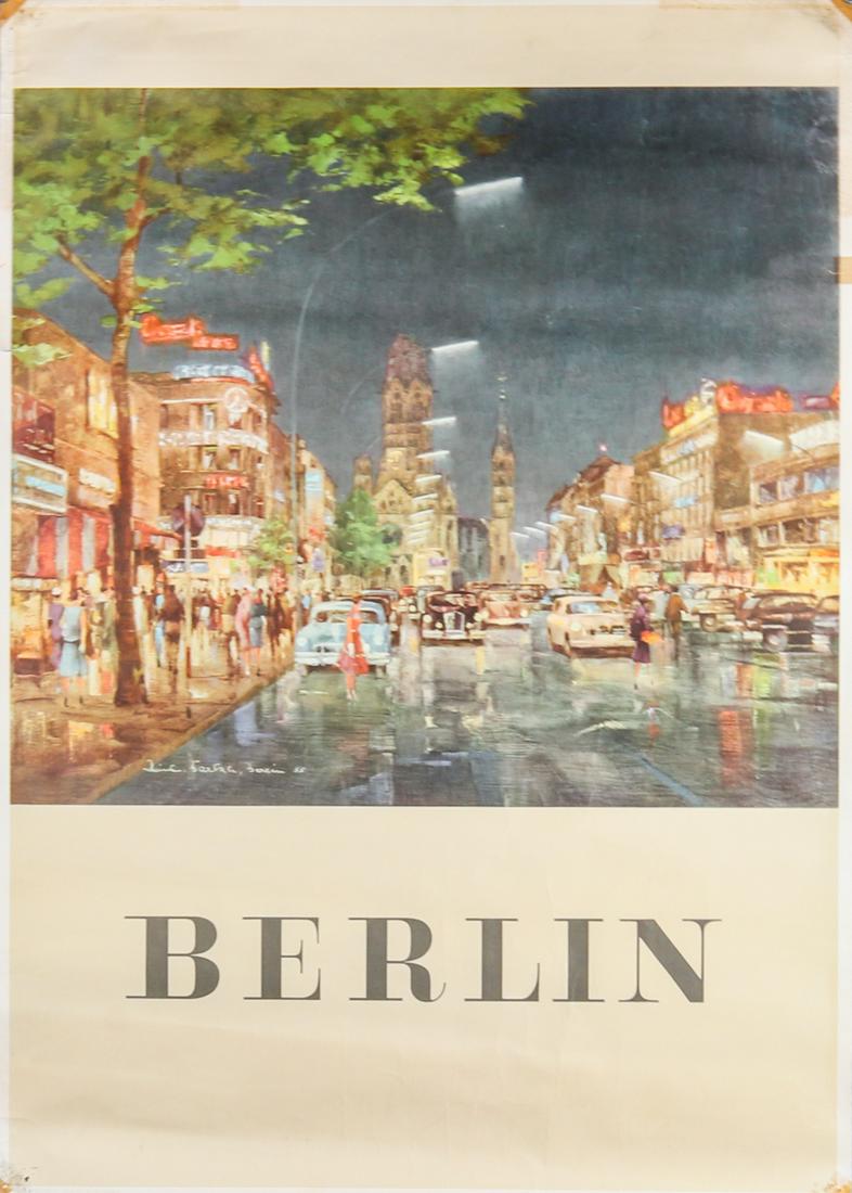 Poster Art print 'Berlin' from 1955 (1 of 1)