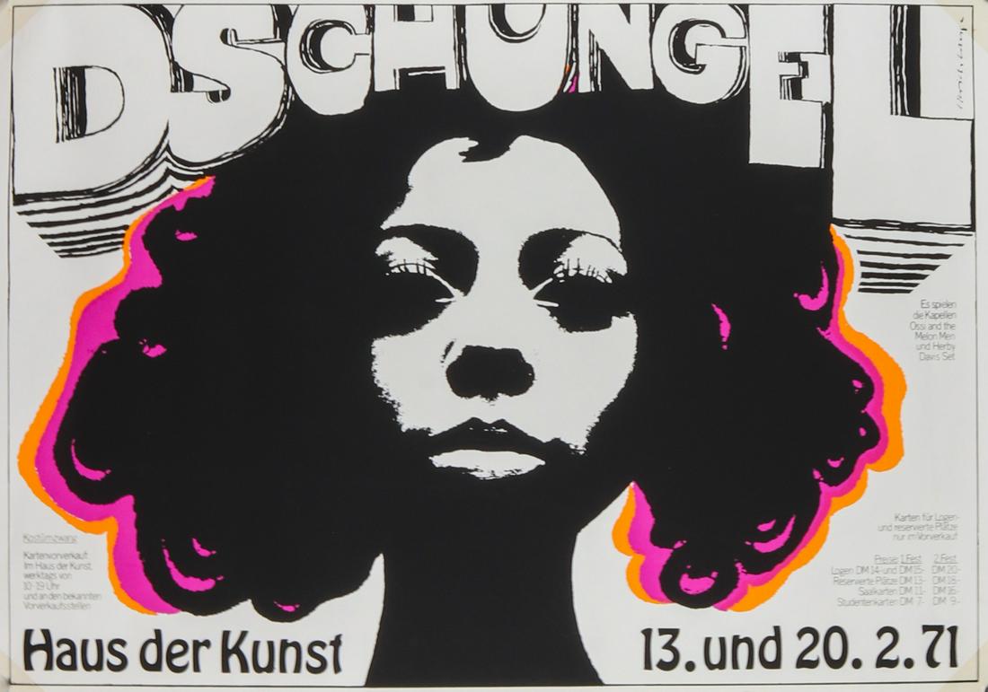Poster Event poster 'Dschungel - Haus der Kunst' from: 84 x 59.5 cm