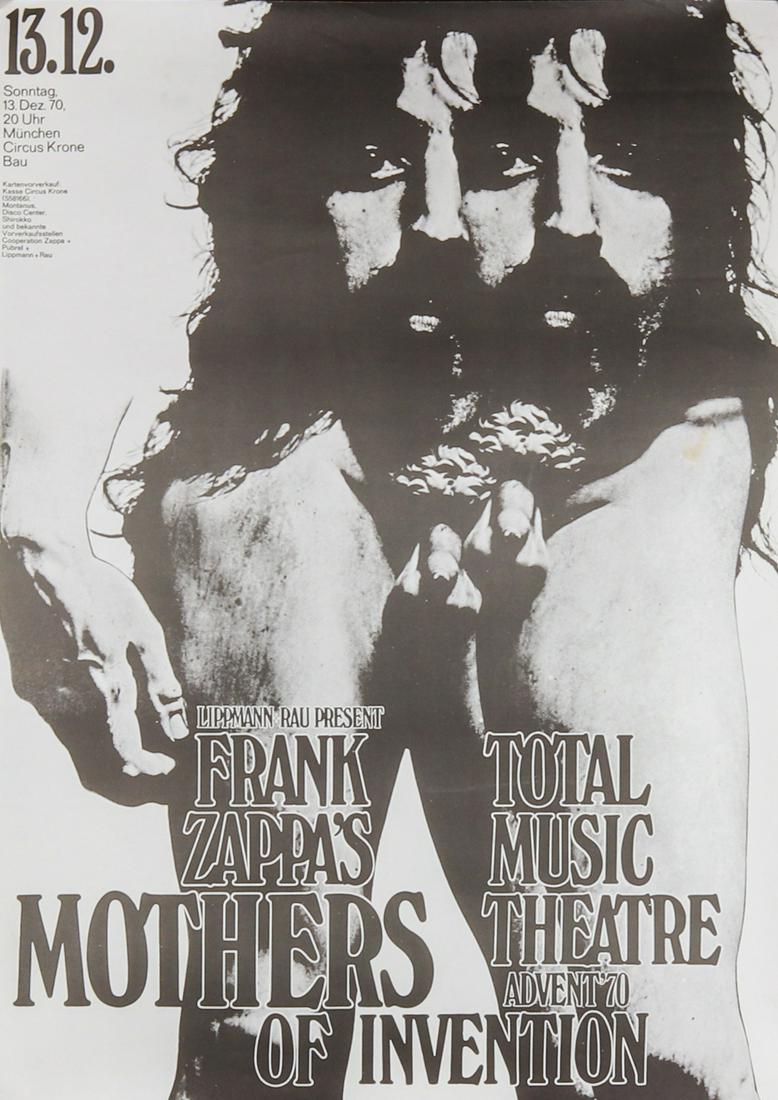 Poster Event poster 'Frank Zappa's Total Music Theatre' (1 of 1)