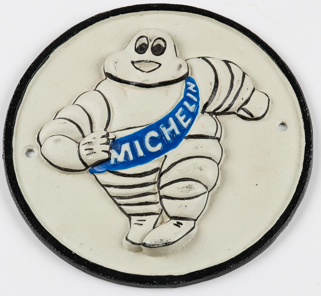Automobilia Wall decoration/sign 'Michelin': Diameter: 18 cm
