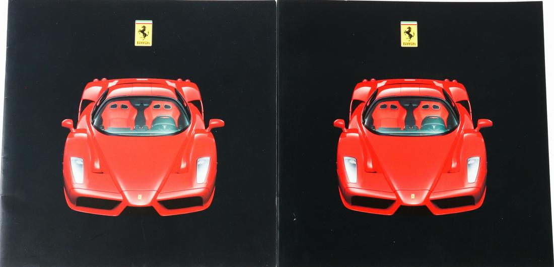 Ferrari 2x brochures type Enzo Ferrari (1 of 1)