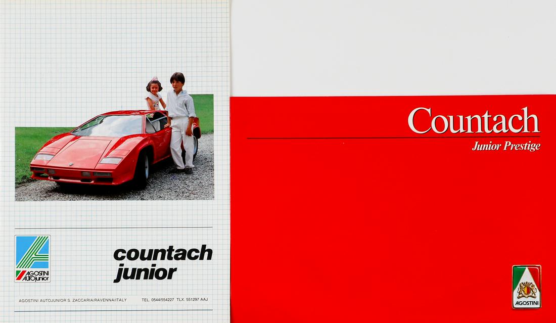 Lamborghini 2 brochures 'Lamborghini Countach Junior' (1 of 1)