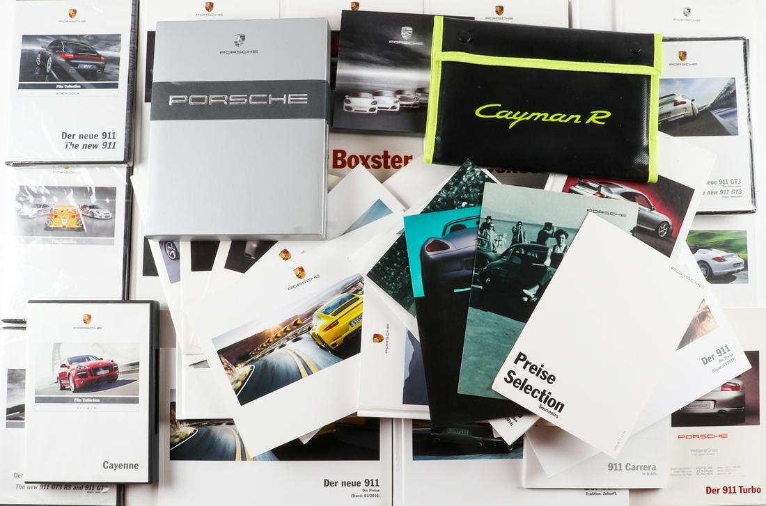 Porsche 49 parts sales brochures, booklets, DVD's etc. (1 of 1)