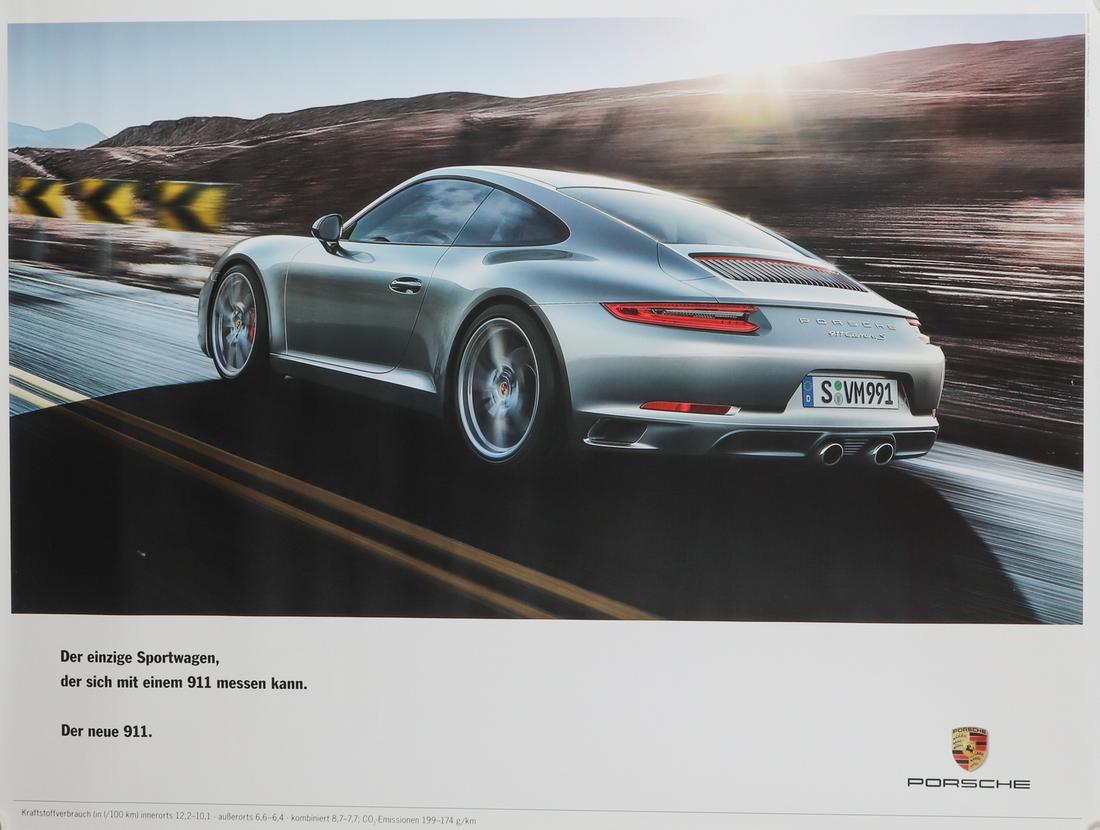 Porsche 5 parts promotional poster Porsche Boxster / S (1 of 4)
