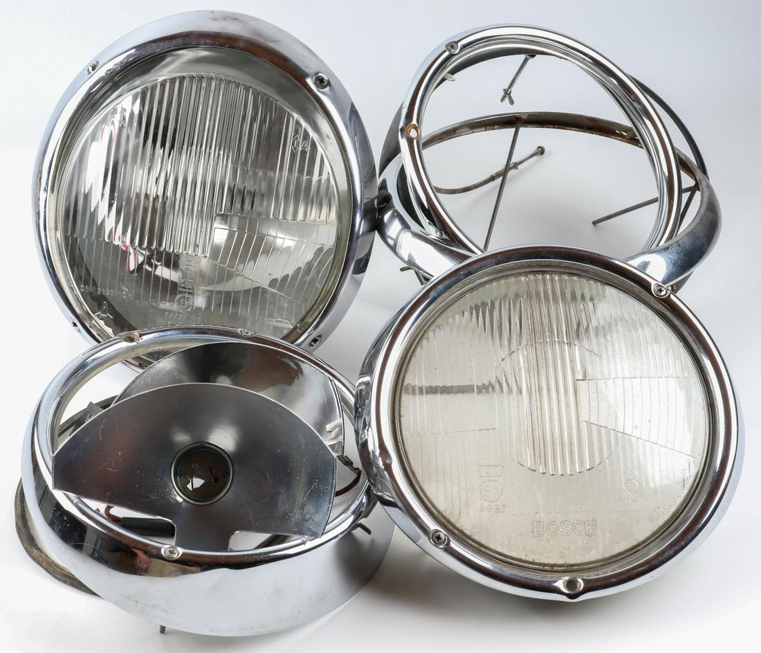 Porsche 9 parts bundle main headlights type 911 F-model: Manufacturer: Bosch