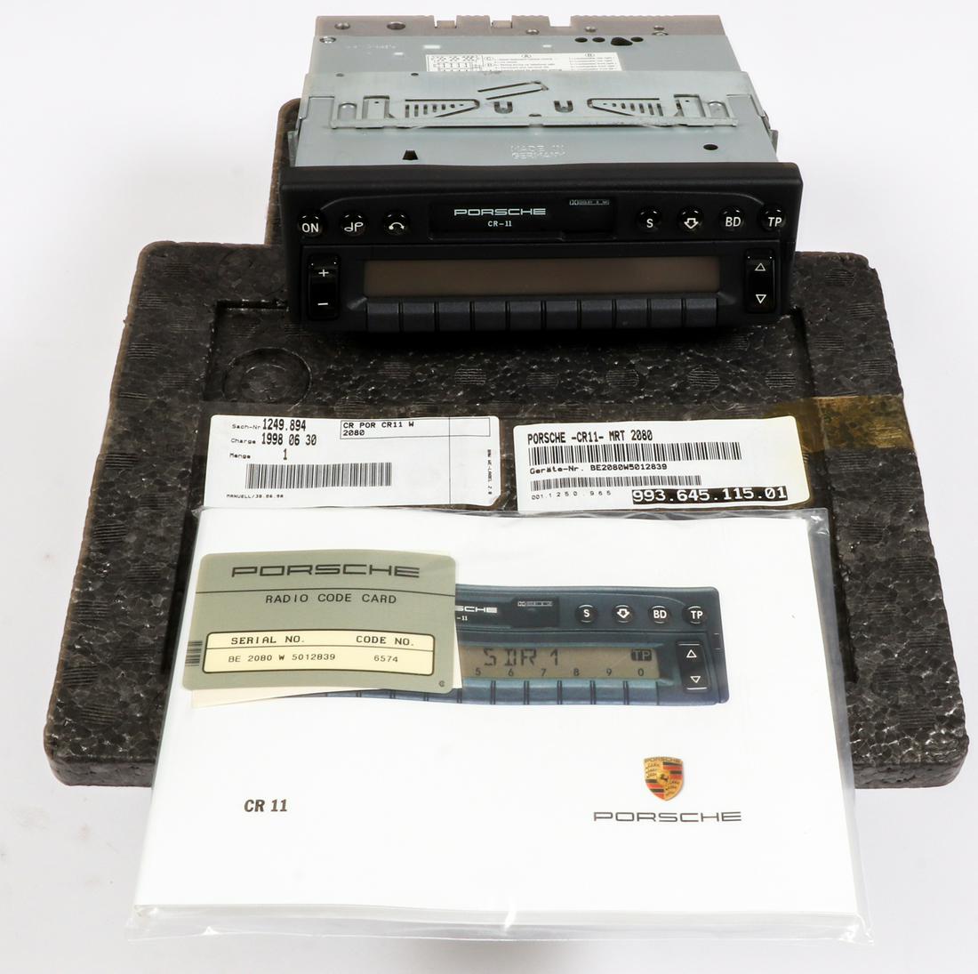 Porsche Car radio CR 11 for e.g. 993, 996, 986 (1 of 1)