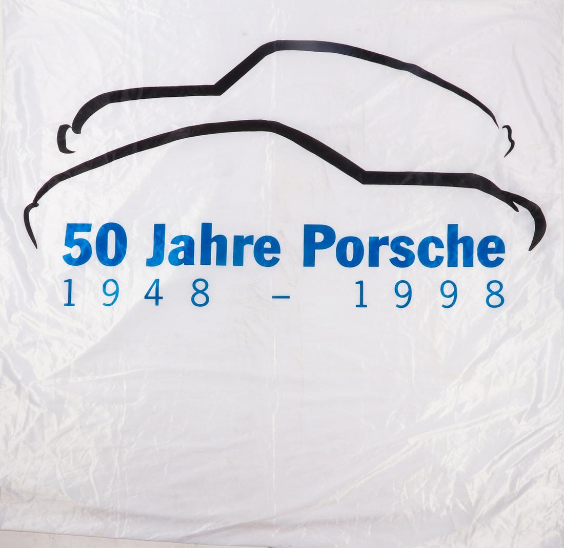 Porsche Dealer flag 'Porsche 1948 - 1998' (1 of 1)