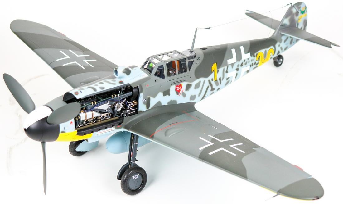 Automobilia High quality aircraft handcrafted model 'Messer (1 of 11)