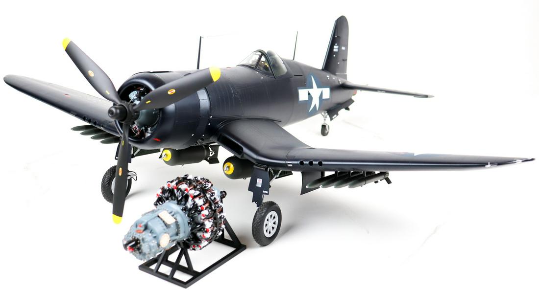 Automobilia High quality aircraft handcrafted model 'Corsai (1 of 12)