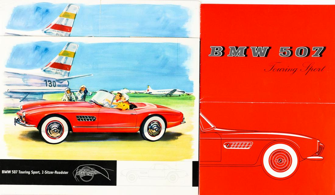 BMW 3 sales brochures type 507 from the 50s (1 of 1)