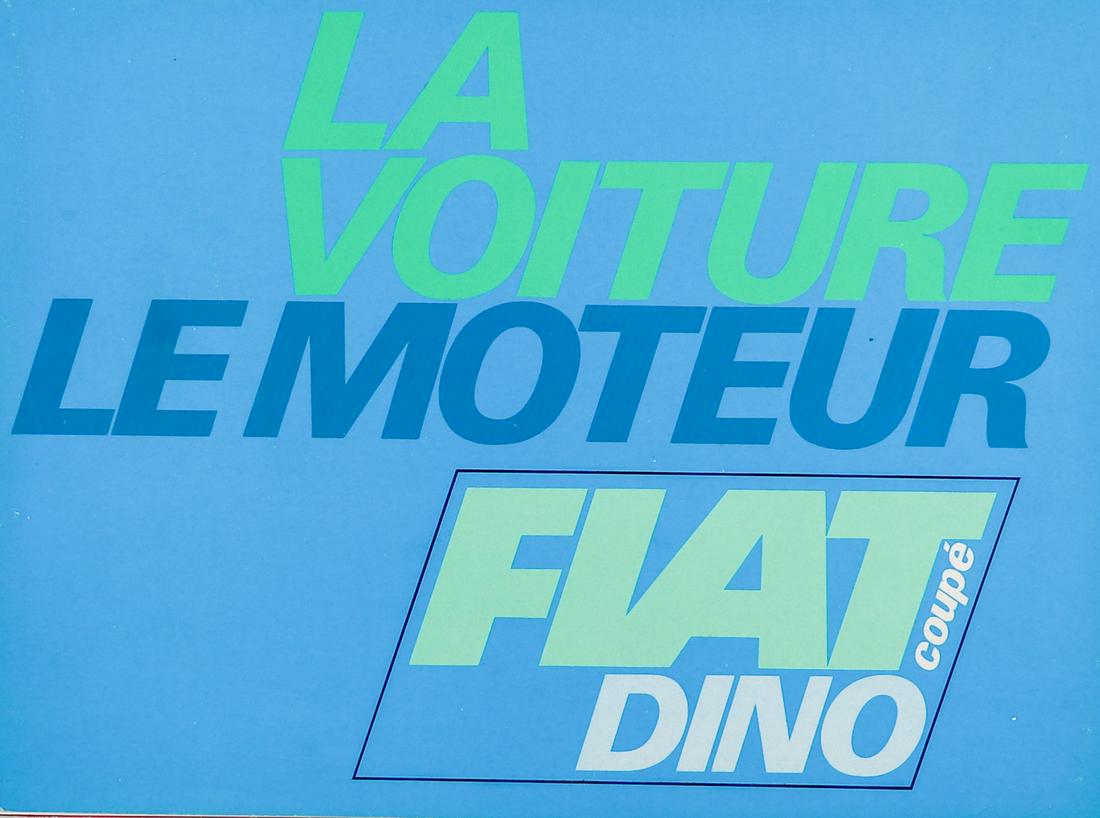 Ferrari Brochure Fiat Dino Coupe Ed. 203 (1 of 1)