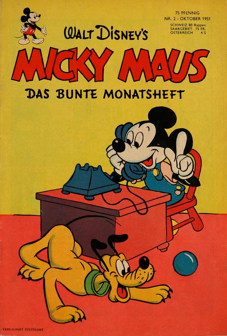 Gentlemens Corner Comic book 'Walt Disney's Mickey Mouse - (1 of 1)