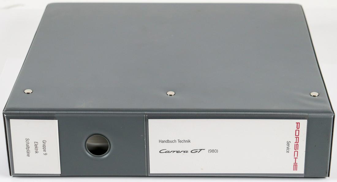 Porsche Manual technology type Carrera GT 980 (1 of 1)