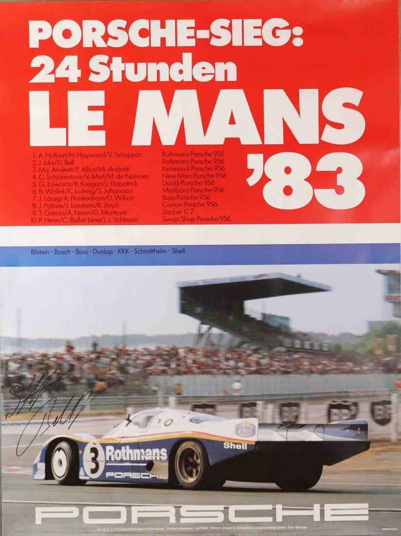 Porsche Racing poster victory in Le Mans 1983 (1 of 1)