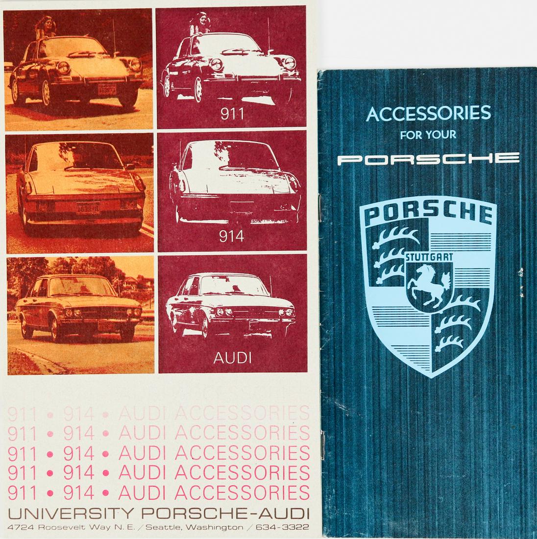 Porsche / Sammlung Noureldin 2 x USA brochure Accessories f (1 of 1)