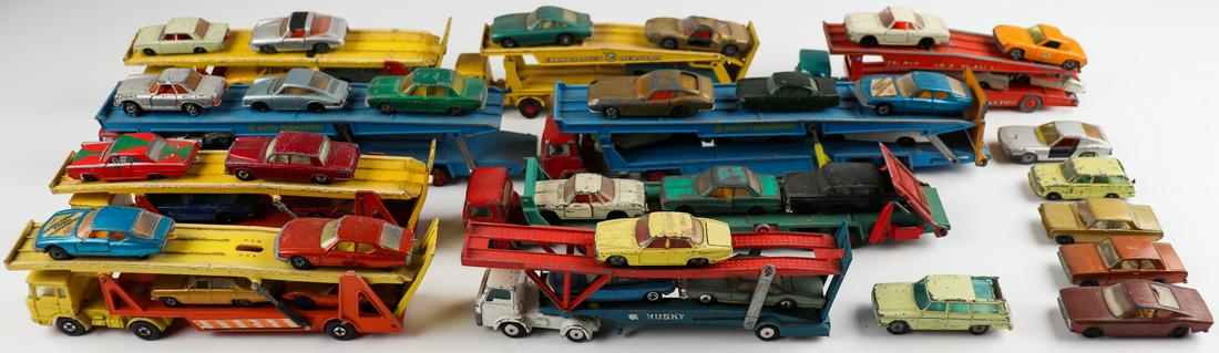 Automobilia 9 x model car car transporter including model c (1 of 1)